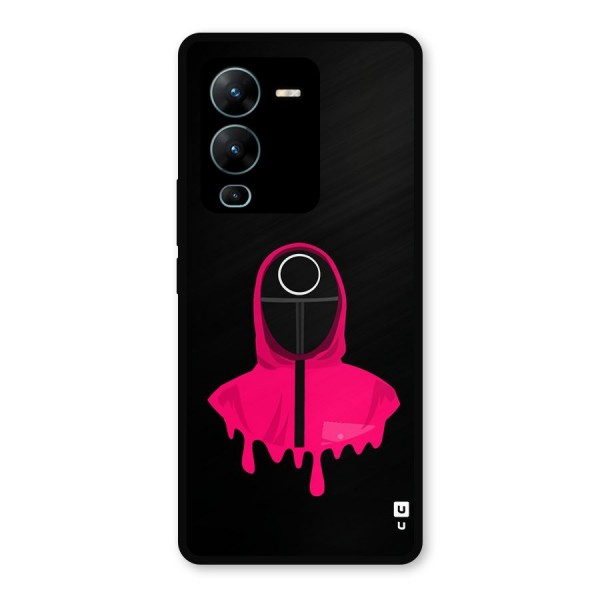 Squid Game Illustration Art Metal Back Case for Vivo V25 Pro