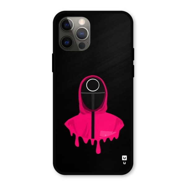 Squid Game Illustration Art Metal Back Case for iPhone 12 Pro