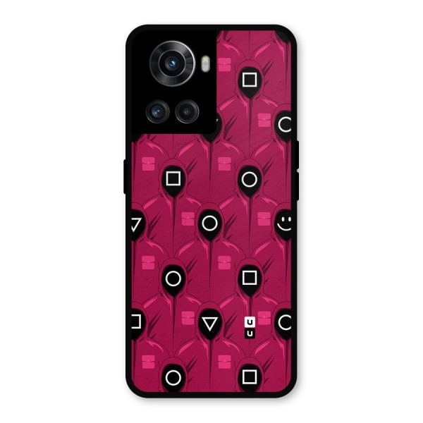 Squid Gamers Pattern Metal Back Case for OnePlus 10R
