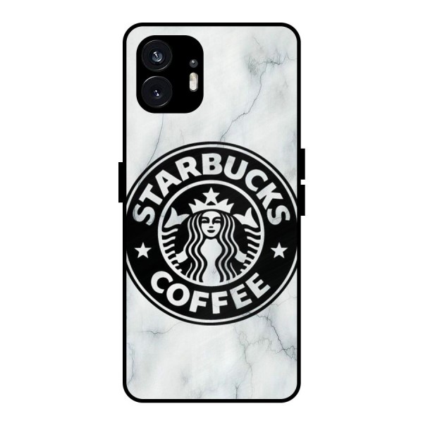 StarBuck Marble Metal Back Case for Nothing Phone 2