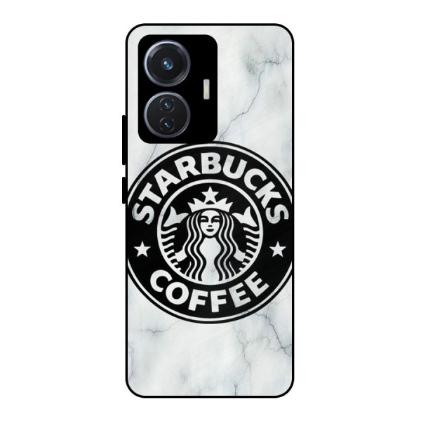 StarBuck Marble Metal Back Case for iQOO Z6 44W