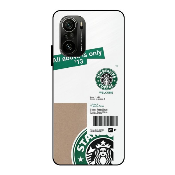 Starbucks Coffee Mocha Metal Back Case for Mi 11x