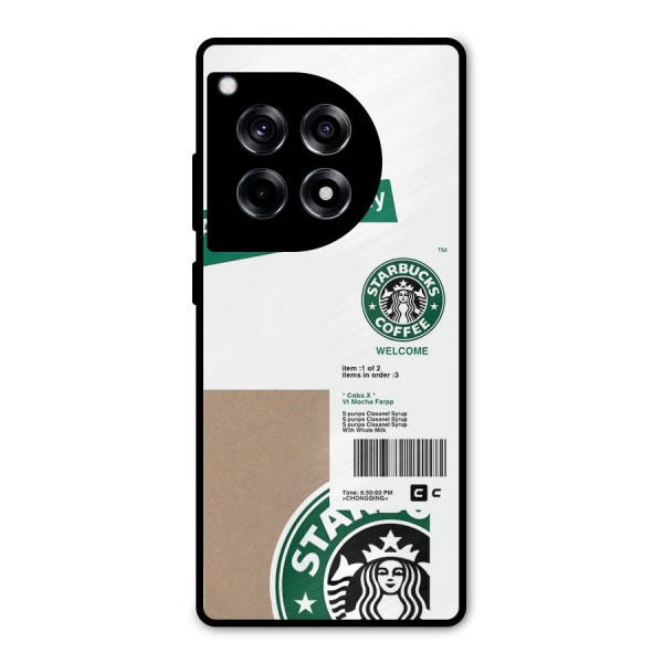 Starbucks Coffee Mocha Metal Back Case for OnePlus 12R