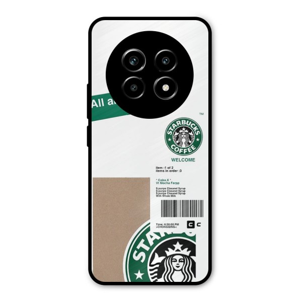 Starbucks Coffee Mocha Metal Back Case for Realme 13 Pro