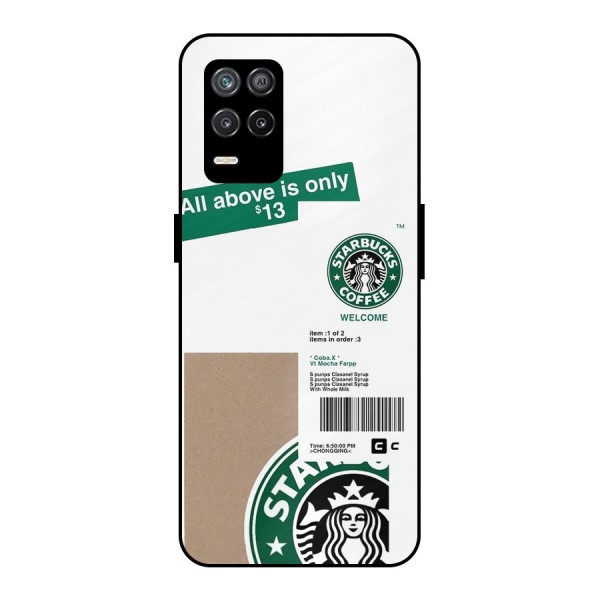 Starbucks Coffee Mocha Metal Back Case for Realme 9 5G