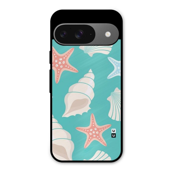 Starfish Sea Shell Metal Back Case for Google Pixel 9