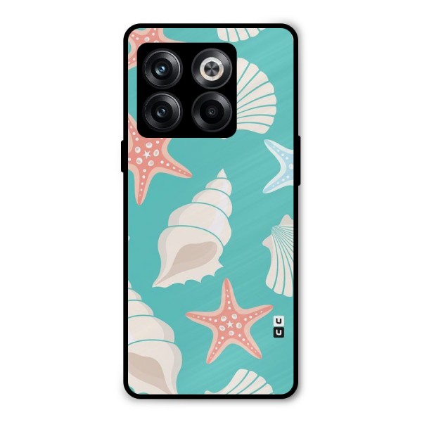 Starfish Sea Shell Metal Back Case for OnePlus 10T