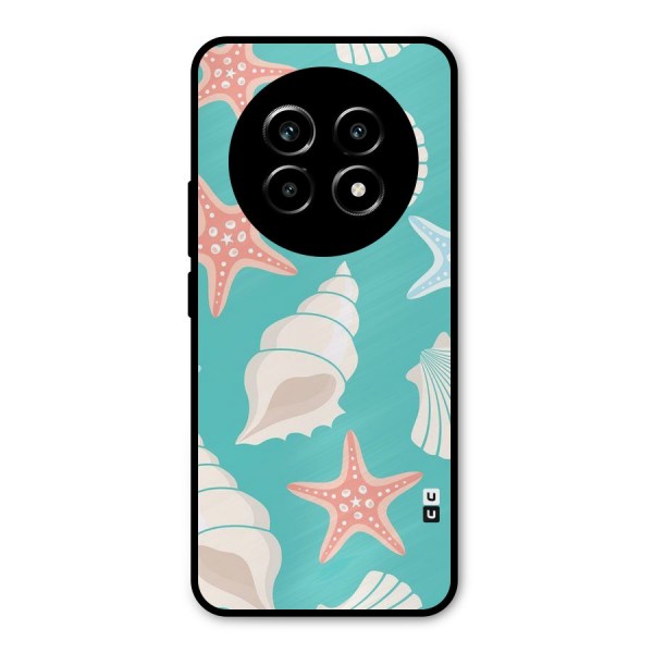 Starfish Sea Shell Metal Back Case for Realme 13 Pro