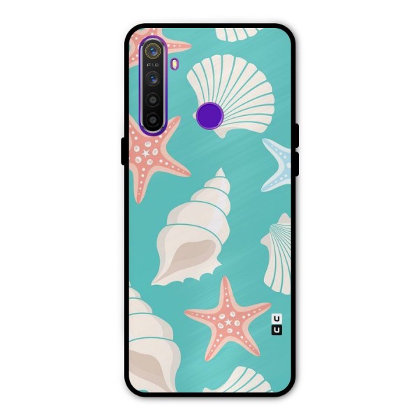 Starfish Sea Shell Metal Back Case for Realme Narzo 10