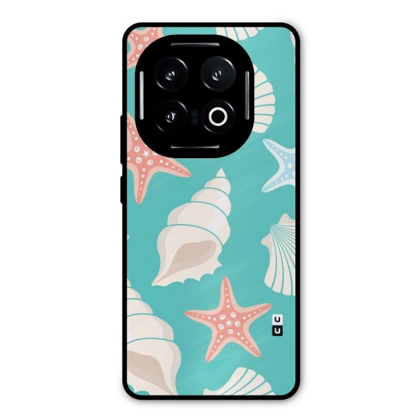 Starfish Sea Shell Metal Back Case for iQOO 13
