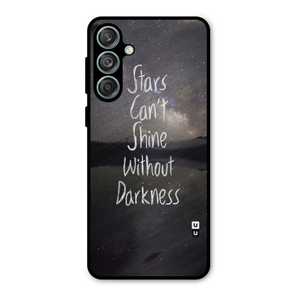 Stars Shine Metal Back Case for Galaxy M55 5G