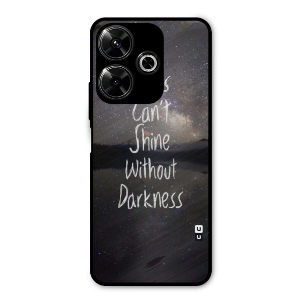 Stars Shine Metal Back Case for Poco M6 Plus