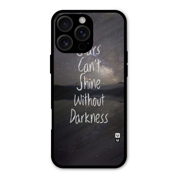 Stars Shine Metal Back Case for iPhone 16 Pro Max