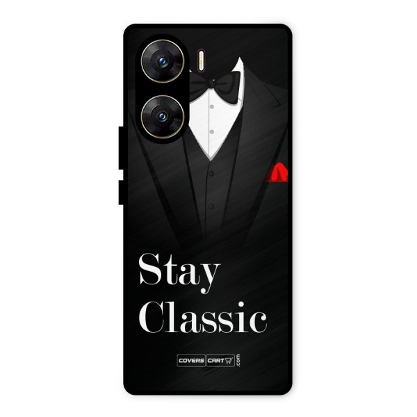 Stay Classic Metal Back Case for Vivo V29e