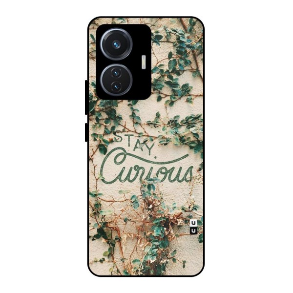 Stay Curious Metal Back Case for iQOO Z6 44W