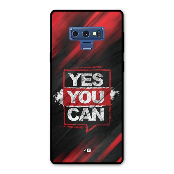 Stay Motivated Metal Back Case for Galaxy Note 9