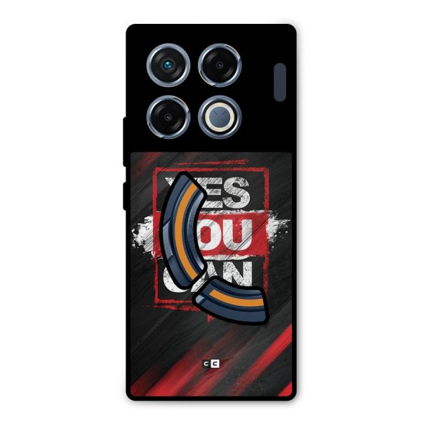 Stay Motivated Metal Back Case for Infinix GT 20 Pro