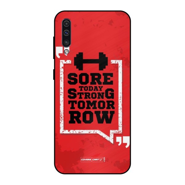 Stay Strong Metal Back Case for Galaxy A50