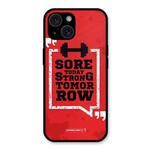 Stay Strong Metal Back Case for iPhone 15