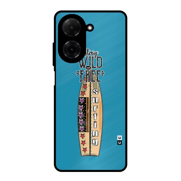 Stay Wild and Free Metal Back Case for Poco C71
