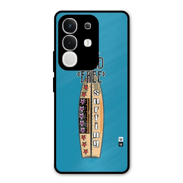 Stay Wild and Free Metal Back Case for iQOO Z10x