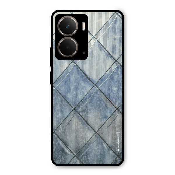Steel Blue Pattern Metal Back Case for Realme P3