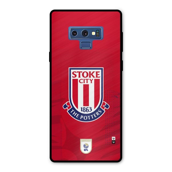 Stoke City Metal Back Case for Galaxy Note 9