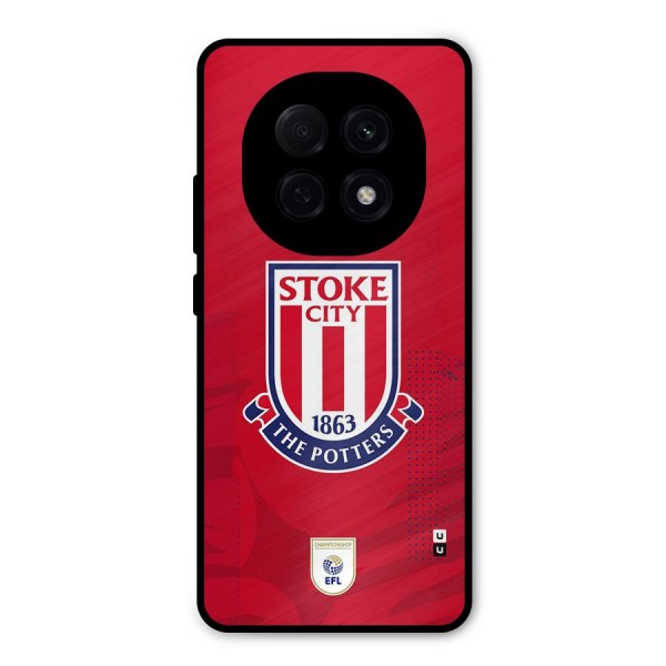 Stoke City Metal Back Case for Oppo F29 Pro