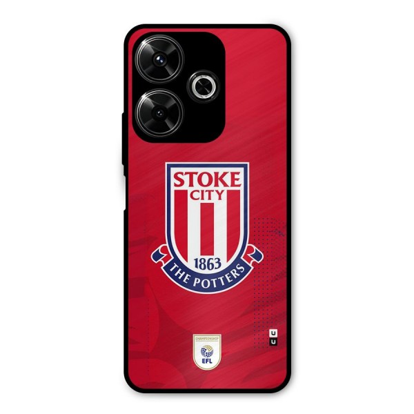Stoke City Metal Back Case for Poco M6 Plus