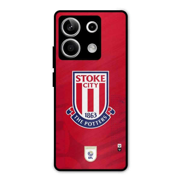 Stoke City Metal Back Case for Redmi Note 13 5G
