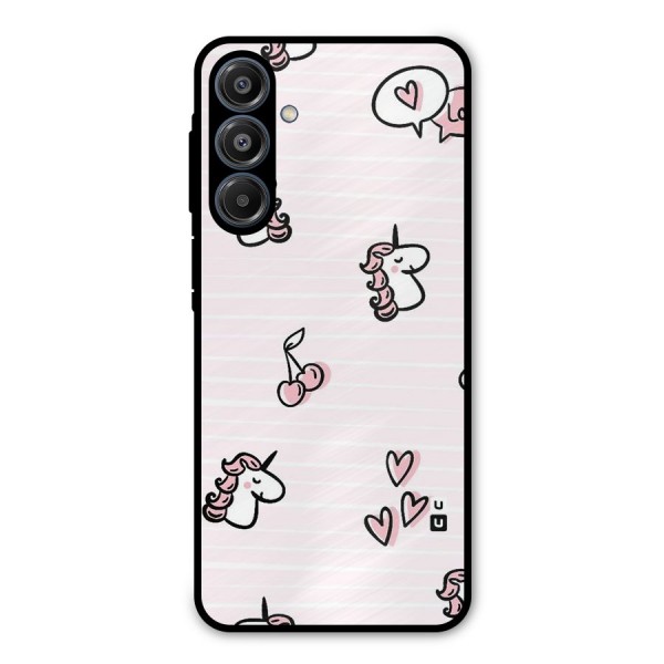 Strawberries And Unicorns Metal Back Case for Galaxy A16 5G