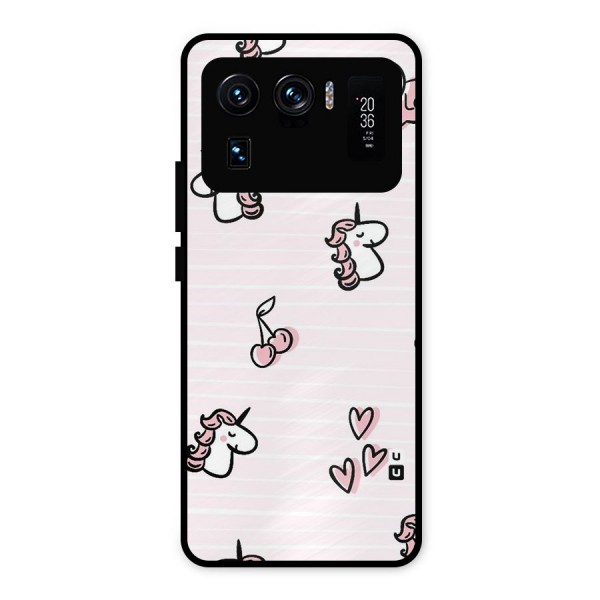 Strawberries And Unicorns Metal Back Case for Mi 11 Ultra