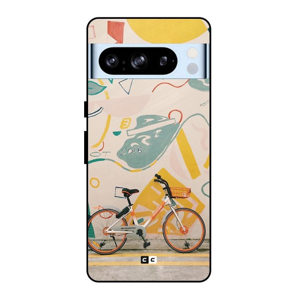 Street Art Bicycle Metal Back Case for Google Pixel 8 Pro