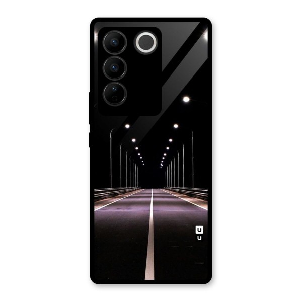 Street Light Glass Back Case for Vivo V27 Pro