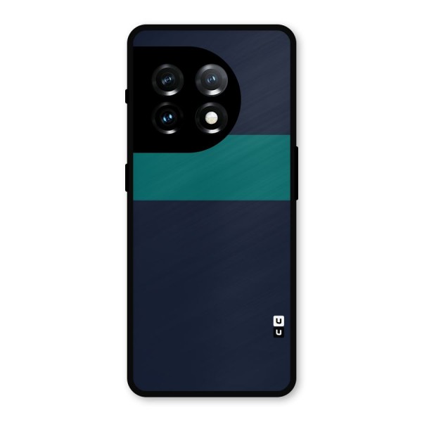 Stripe Block Metal Back Case for OnePlus 11