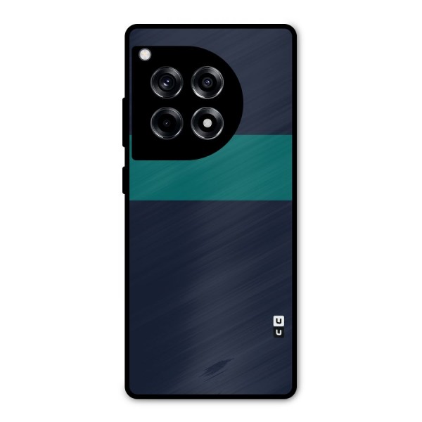 Stripe Block Metal Back Case for OnePlus 12R
