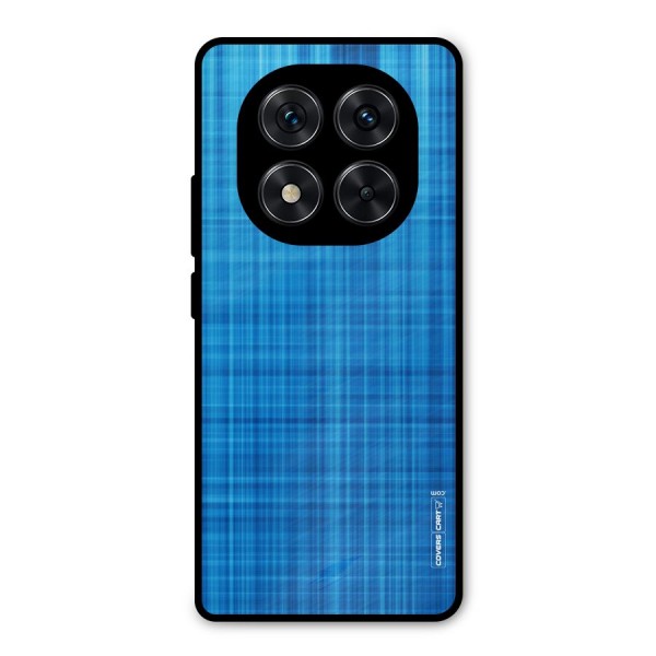 Stripe Blue Abstract Metal Back Case for Redmi Note 14 Pro 5G