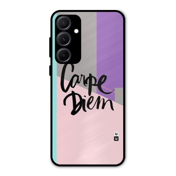 Stripes Black Diem Metal Back Case for Galaxy A35