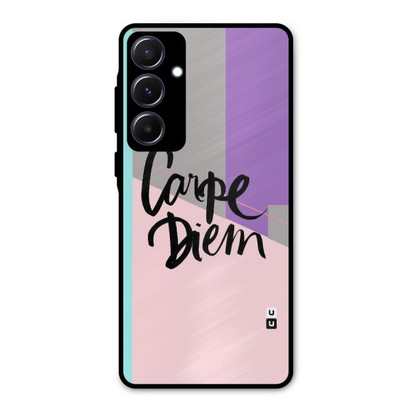 Stripes Black Diem Metal Back Case for Galaxy A55