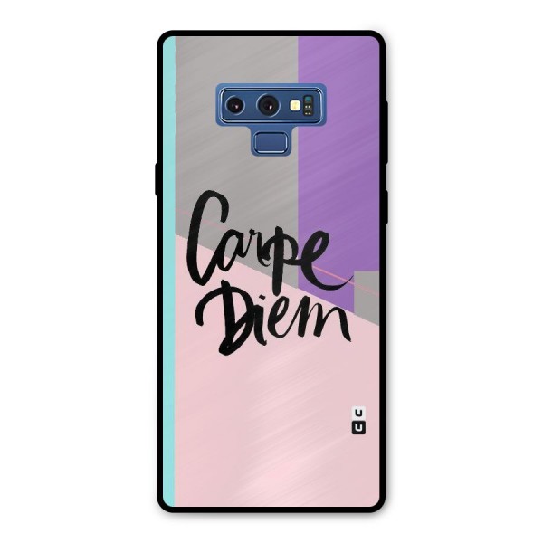 Stripes Black Diem Metal Back Case for Galaxy Note 9