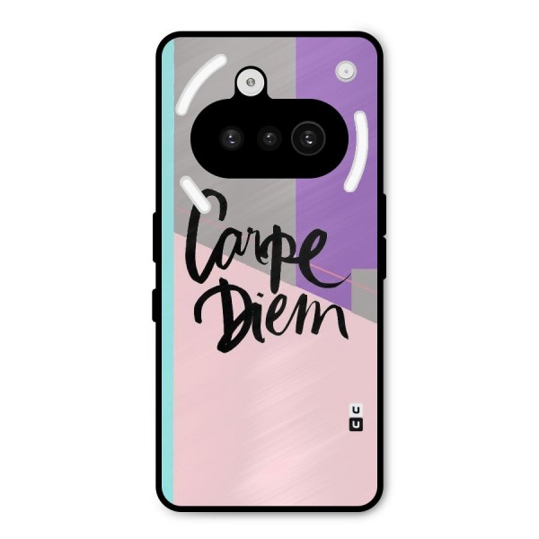 Stripes Black Diem Metal Back Case for Nothing Phone 3a