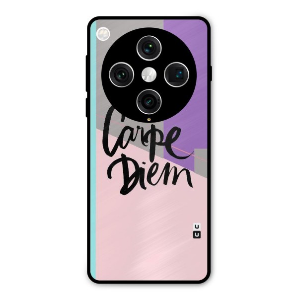 Stripes Black Diem Metal Back Case for Oppo Find X8 Pro