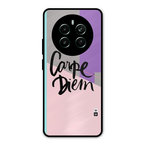 Stripes Black Diem Metal Back Case for Realme 12 Pro Plus