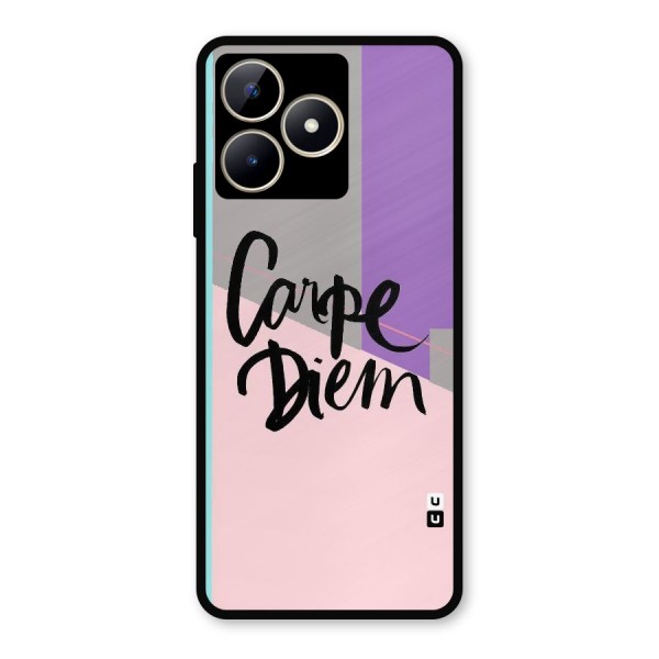 Stripes Black Diem Metal Back Case for Realme C53