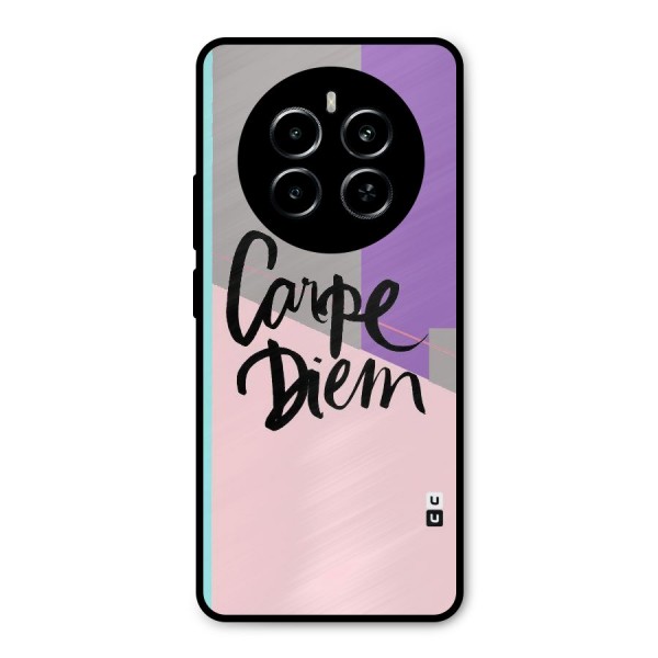 Stripes Black Diem Metal Back Case for Realme P1