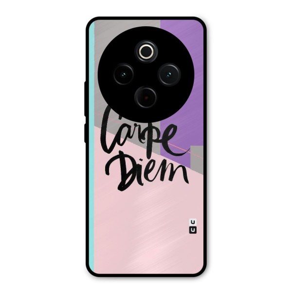 Stripes Black Diem Metal Back Case for Vivo T4