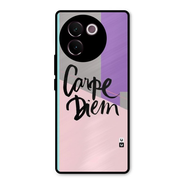 Stripes Black Diem Metal Back Case for Vivo V30e
