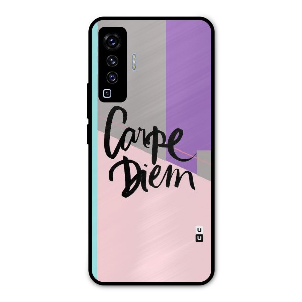 Stripes Black Diem Metal Back Case for Vivo X50