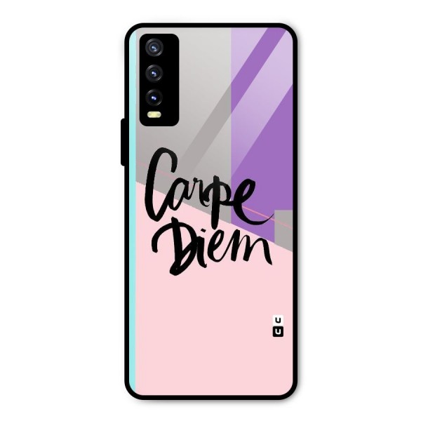 Stripes Black Diem Metal Back Case for Vivo Y20i