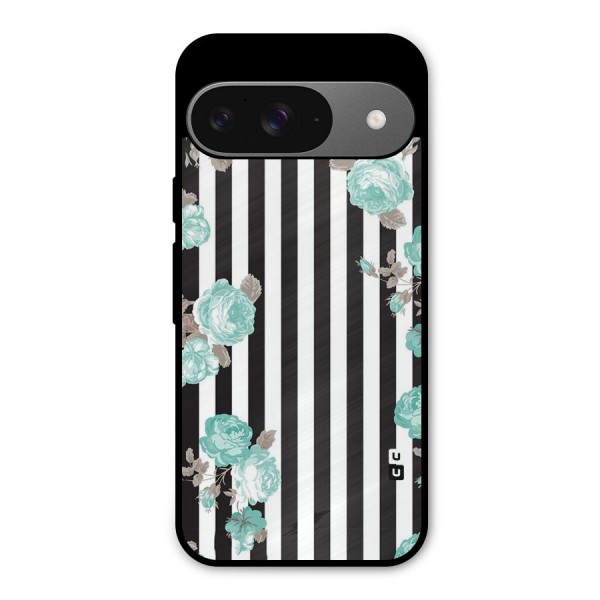 Stripes Bloom Metal Back Case for Google Pixel 9